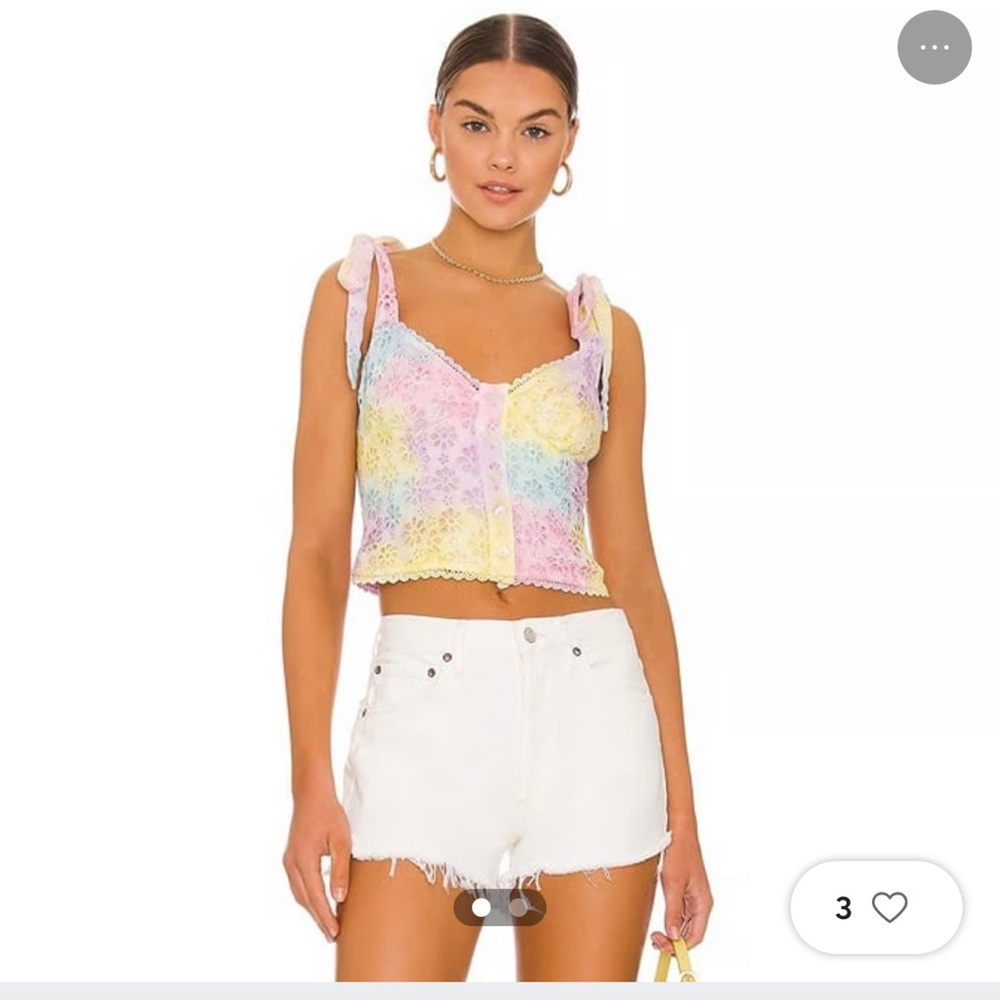 Majorelle Angie Bustier Top - Tie Dye Corset